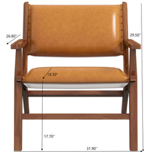 Load image into Gallery viewer, Hendrix - Antique Arm Chair - Brown / Rustic / Tan