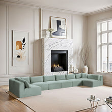 Load image into Gallery viewer, Shaggy - 8 Piece Modular U-Shaped Armless Sectional