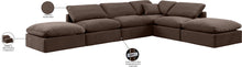 Load image into Gallery viewer, Indulge - Velvet 6 Piece Modular Armless Sectional