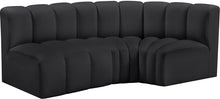 Load image into Gallery viewer, Arc - Faux Leather 3 Piece Sofa