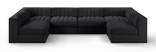 Load image into Gallery viewer, Rummi - Armless Velvet Performance Fabric Upholstered 6 Piece Modular Sectional