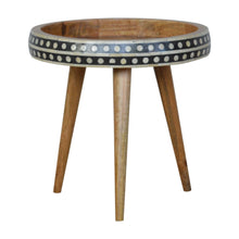 Load image into Gallery viewer, Small Patterned Nordic Style End Table