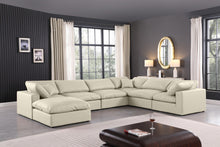 Load image into Gallery viewer, Comfy - 7 Piece Faux Leather Modular Sectional With Chaise