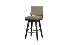 Load image into Gallery viewer, Elure - Leather Swivel Bar Stool (Set of 2)