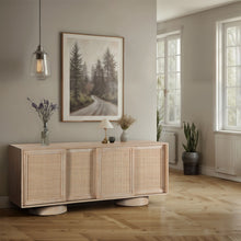Load image into Gallery viewer, Windsor - Rubberwood Sideboard / Buffet - Natural