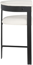 Load image into Gallery viewer, Romeo - Faux Leather Counter Stool With Black Base (Set of 2)