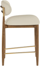 Load image into Gallery viewer, Riccio - Stool - Walnut And Gold Frame