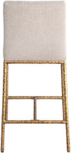 Load image into Gallery viewer, Reeves - Chenille Fabric Upholstered Counter Stool (Set of 2) - Gold Base