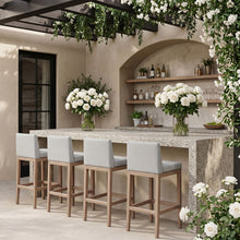 Load image into Gallery viewer, Solace - Olefin Performance Fabric Outdoor Patio Bar Stool
