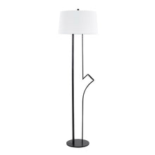 Load image into Gallery viewer, Shadow Contemporary Floor Lamp - Black / White