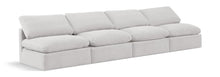 Load image into Gallery viewer, Indulge - Velvet 4 Seat Modular Armless Sofa