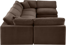 Load image into Gallery viewer, Comfy - 6 Piece Velvet Modular Armless Sectional