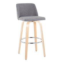 Load image into Gallery viewer, Toriano - Contemporary Fixed Height Barstool & Swivel With Round Footrest (Set of 2)