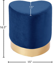 Load image into Gallery viewer, Heart - Stool Ottoman