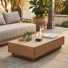 Load image into Gallery viewer, Solace - Acacia Wood Outdoor Patio Coffee Table - Natural