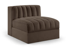 Load image into Gallery viewer, Rummi - Velvet Performance Fabric Upholstered Modular Armless Chair