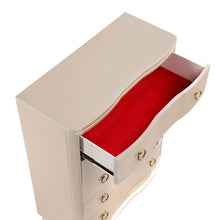 Load image into Gallery viewer, Flora - 5 Drawer Chest With Vertical Storage, LED Lighting - Champagne
