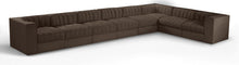 Load image into Gallery viewer, Rummi - Velvet Performance Fabric Upholstered 8 Piece Modular Sectional (With 3 Corner Chairs)
