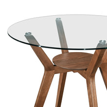 Load image into Gallery viewer, Oscar - Counter Table Base For Glass Top Counter Table - Walnut