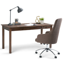 Load image into Gallery viewer, Monroe - Desk - Distressed Charcoal Brown