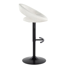 Load image into Gallery viewer, Posh - Contemporary Adjustable Barstool With Swivel & Rounded T Footrest (Set of 2)