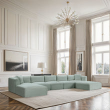 Load image into Gallery viewer, Shaggy - 7 Piece Modular Sectional With 2 Ottomans