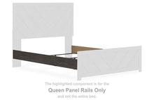 Load image into Gallery viewer, Prendonea - Queen Panel Rails - Charcoal