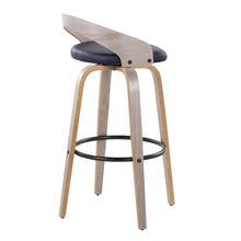 Load image into Gallery viewer, Grotto - Contemporary Fixed Height Barstool With Swivel With Round Footrest (Set of 2)