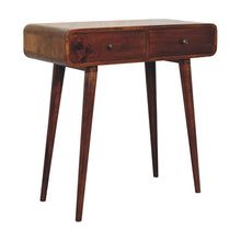 Load image into Gallery viewer, Curved Hallway Table - Chestnut