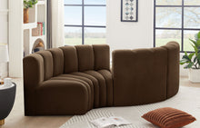 Load image into Gallery viewer, Arc - Velvet 4 Piece Curved Modular Sofa