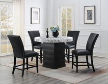 Load image into Gallery viewer, D141 - Dining Room Set With Leather Chairs