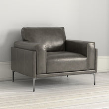 Load image into Gallery viewer, Transitional Fabric Chair - Dark Gray