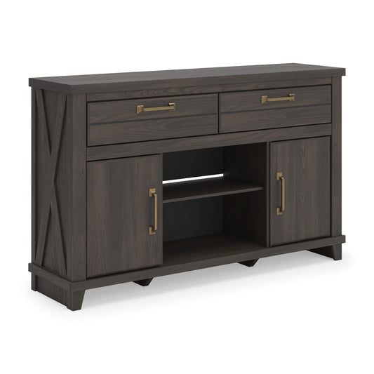Brazen Valley - TV Stand With Fireplace Option - Ego Home Furniture