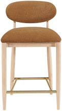 Load image into Gallery viewer, Riccio - Fabric Stool - Natural Frame