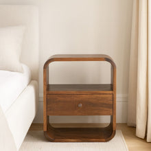 Load image into Gallery viewer, Curve Drawer Nightstand