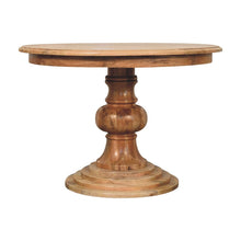 Load image into Gallery viewer, Round Turned Dining Table - Oak