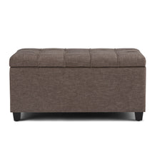 Load image into Gallery viewer, Sienna - Upholstered Storage Ottoman Bench