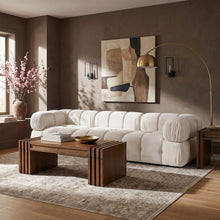 Load image into Gallery viewer, Orin - Velvet Performance Fabric Upholstered 3 Piece Modular Sofa