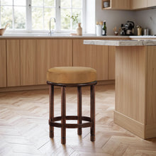 Load image into Gallery viewer, Monette - Counter Stool With Brown Base