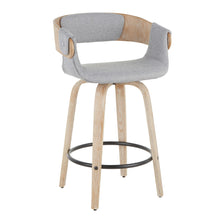 Load image into Gallery viewer, Elisa - Farmhouse Counter Stool (Set of 2) - White Washed / Gray
