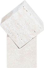 Load image into Gallery viewer, Quad - Travertine Decorative Cube - Natural