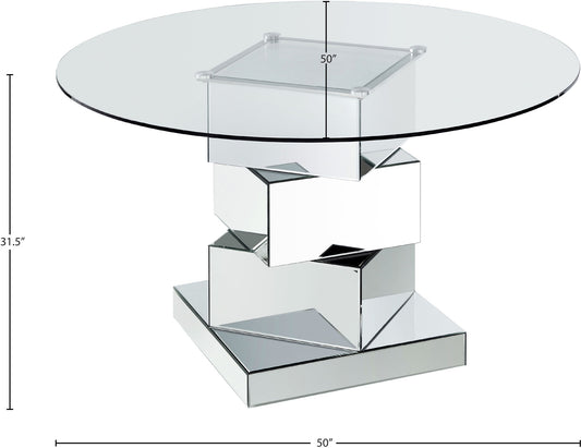 Haven - Dining Table - Pearl Silver
