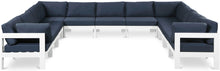 Load image into Gallery viewer, Nizuc - Outdoor Patio 11 Piece Modular Sectional With White Frame