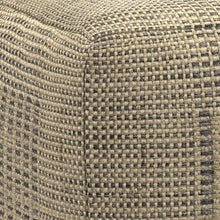 Load image into Gallery viewer, Delilah - Square Woven Pouf - Natural