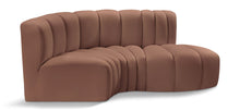Load image into Gallery viewer, Arc - Faux Leather 3 Piece Modular L-Shaped Sofa