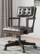 Load image into Gallery viewer, Breckington - Home Office Desk Chair - Dark Brown