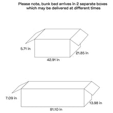 Load image into Gallery viewer, Flynn Bunk Bed with Mattress
