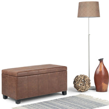 Load image into Gallery viewer, Dover - Upholstered Storage Ottoman Bench