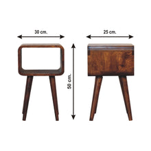 Load image into Gallery viewer, Minimalist Open Curved Nightstand