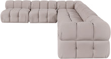 Load image into Gallery viewer, Orin - Velvet 6 Piece Modular L-Shaped Sectional